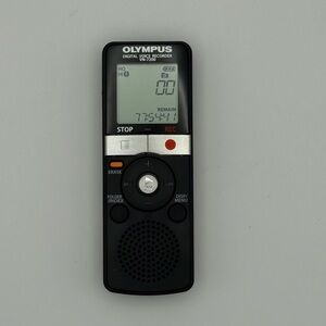 Olympus Black and Silver Digital Voice Recorder